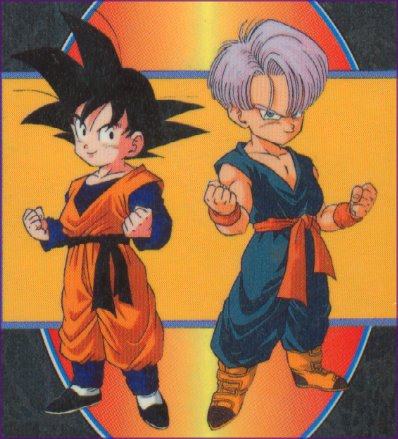 Trunks And Goten Competing In The Tournament